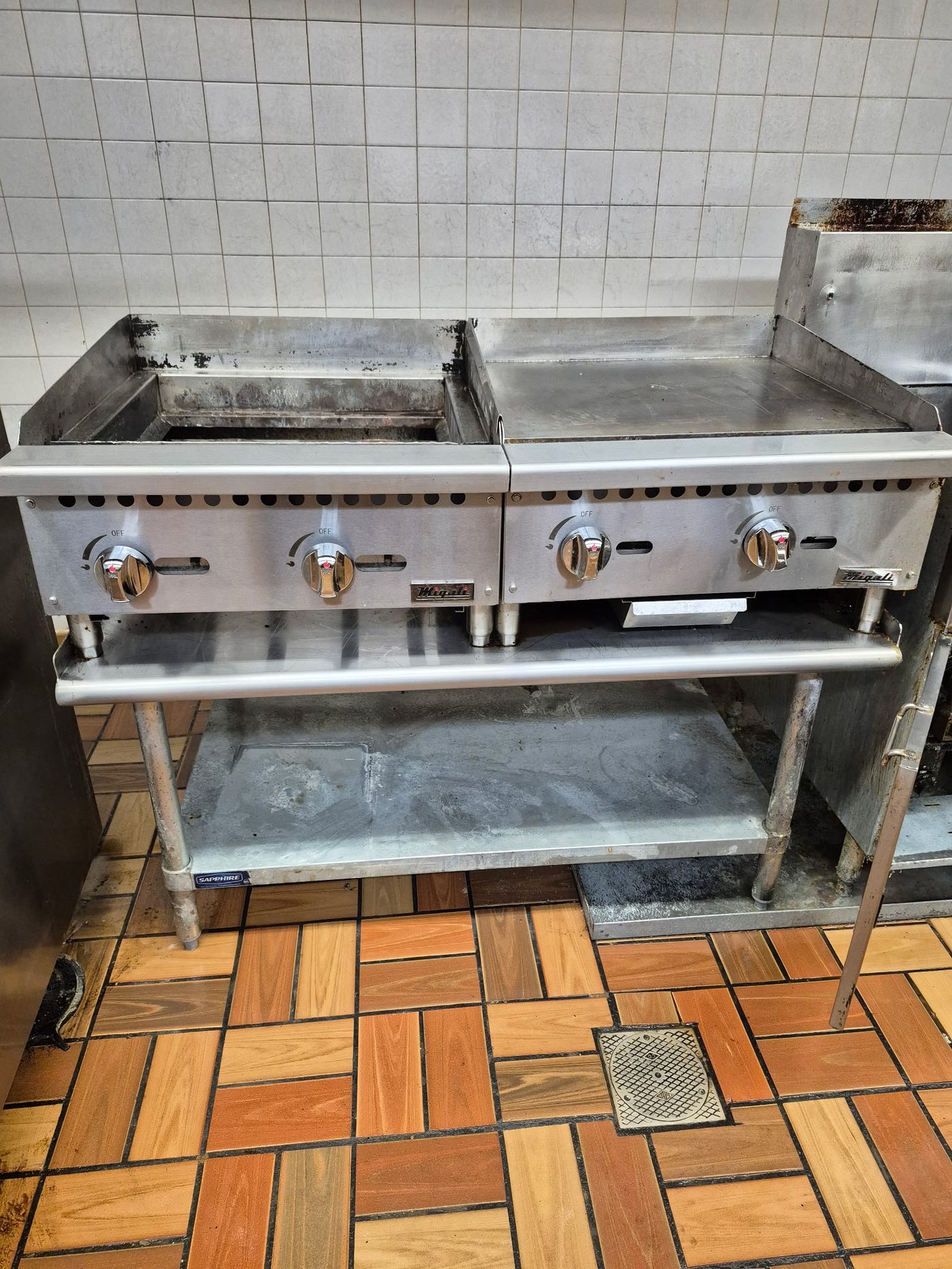 Equipment degreasing